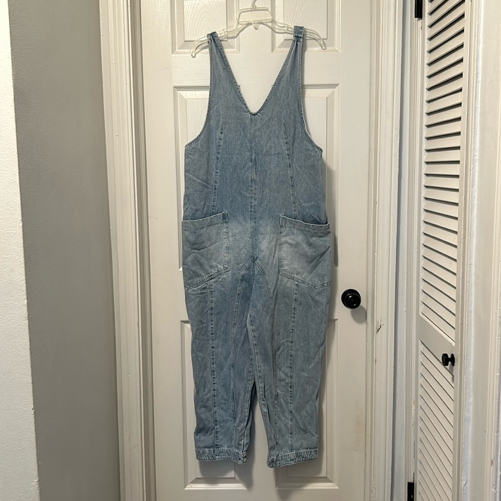 Cara Denim Jumpsuit - Picture 3 of 6